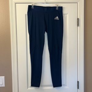 Adidas full length navy blue women’s leggings